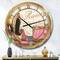 Designart 'Gold Fabulous Life Style I Glam Wall Clock